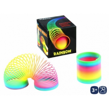 Muelle arcoiris de colores para jugar, decorar y regalar en cualquier evento