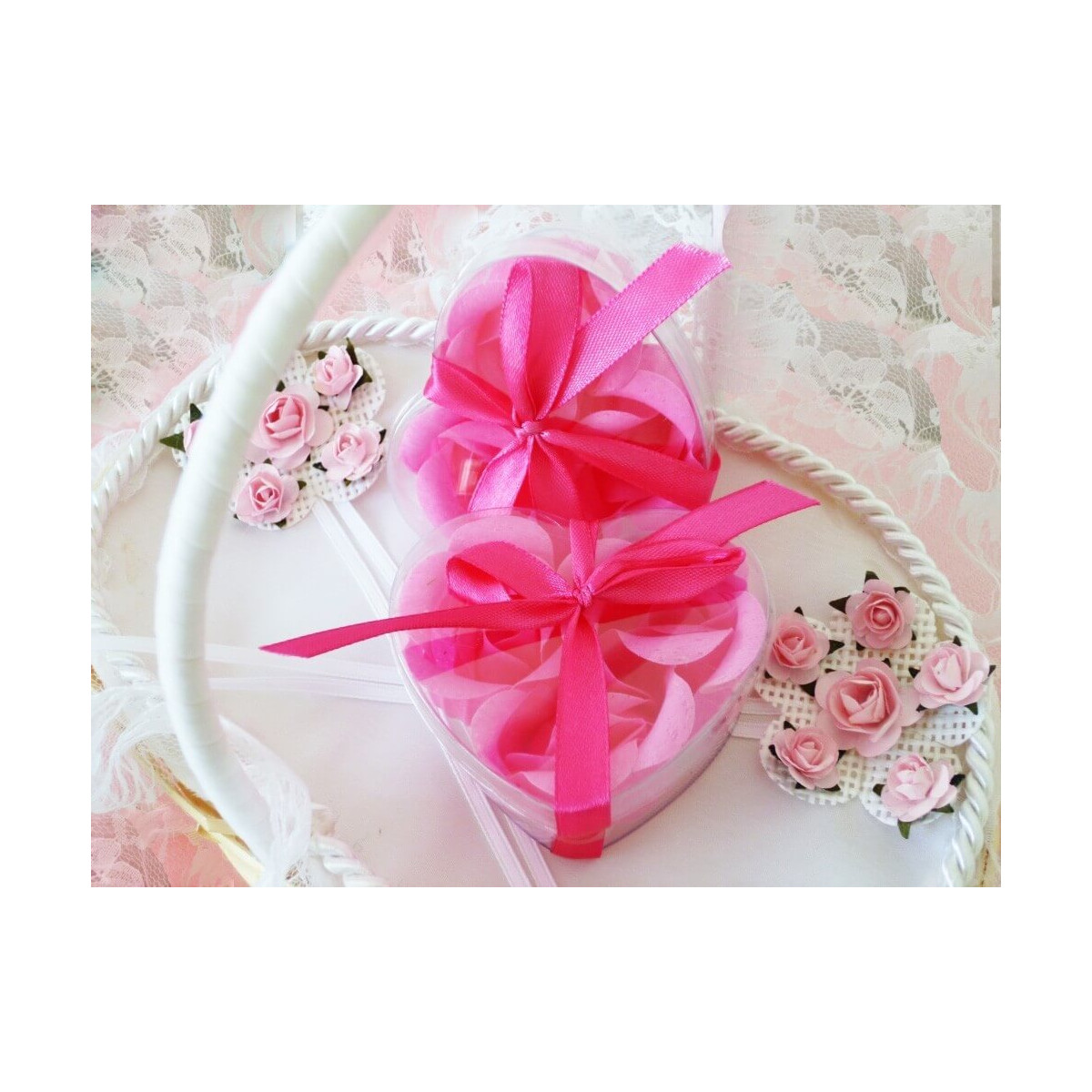 Detalles Invitados Rosa de Jabón