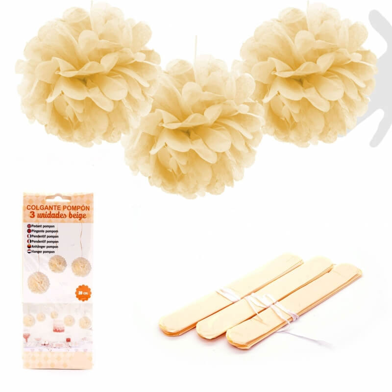 Pack de Colgantes para Fiestas Color: rojo, beige, verde Pack de Colgantes para Fiestas Color: rojo, beige, verde