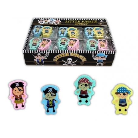 Pack De Gomas De Borrar Piratas