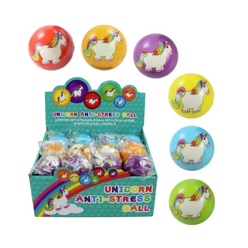 Pelotas antiestrés unicornio