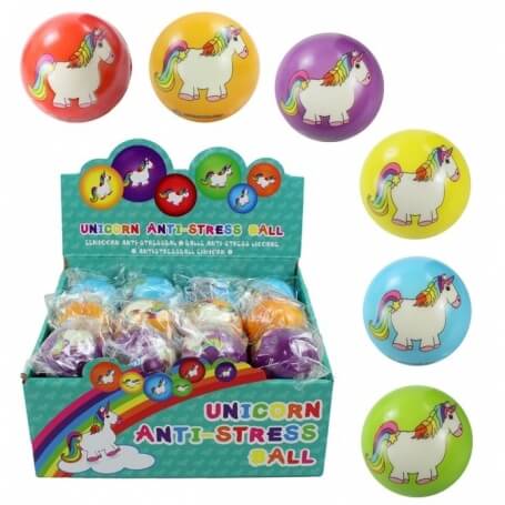 Pelotas antiestrés unicornio