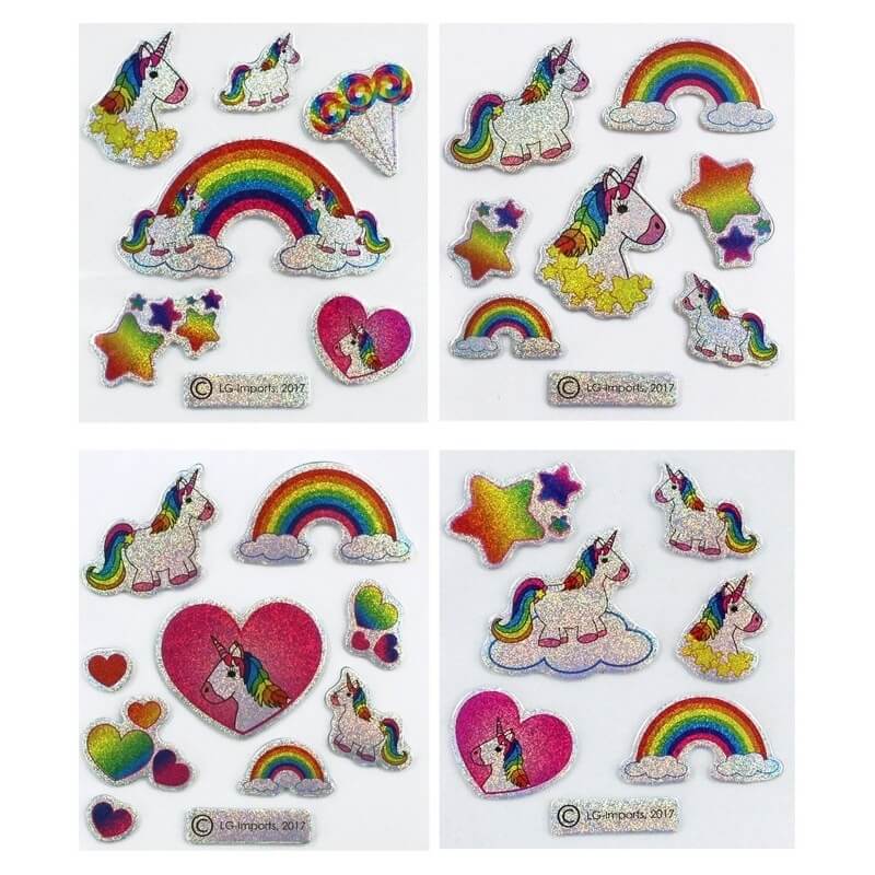Pack Adhesivos De Unicornios Pack Adhesivos De Unicornios
