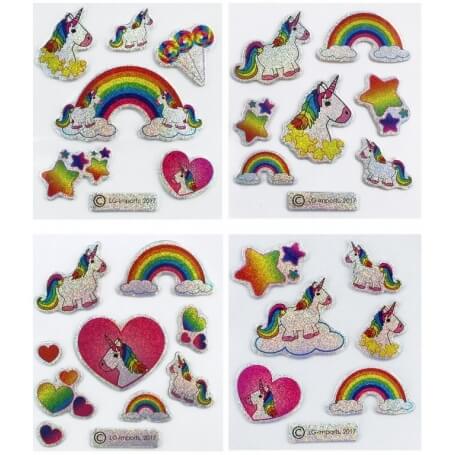 Pack Adhesivos De Unicornios
