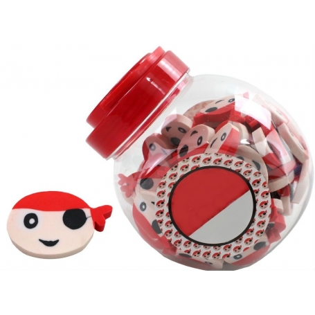 Goma De Borrar Con Forma De Pirata