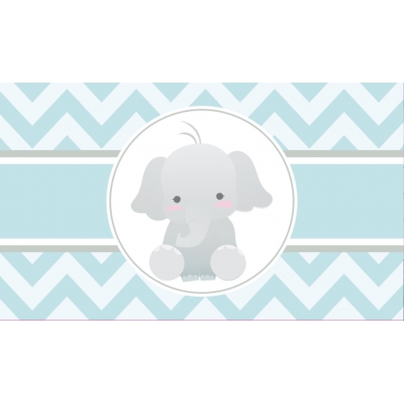 Adhesivo De Elefante Celeste
