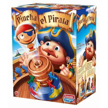 Juguete para jugar al Pincha el Pirata