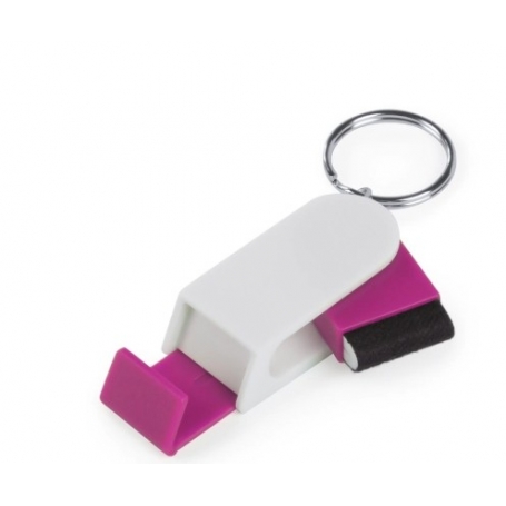 Llavero Soporte Móvil Rosa