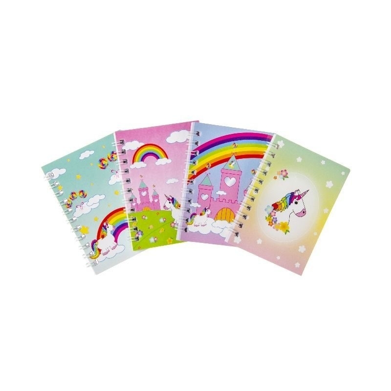 Libretas decoradas de unicornios