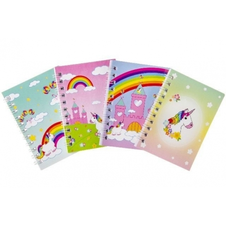 Libretas decoradas de unicornios