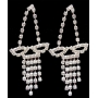 Pendientes De Novia Lluvia Blanca