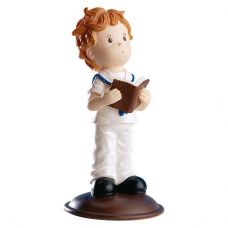 Figura Niño Comunion Biblia Barata