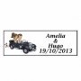 Etiqueta Adhesiva Will & Grace Coche