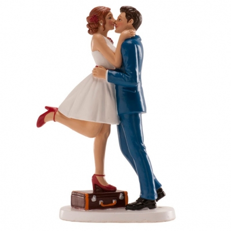 Figura Novios Viaje Para Tarta De Boda