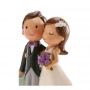 Figura Novios Coche Para Tarta De Boda