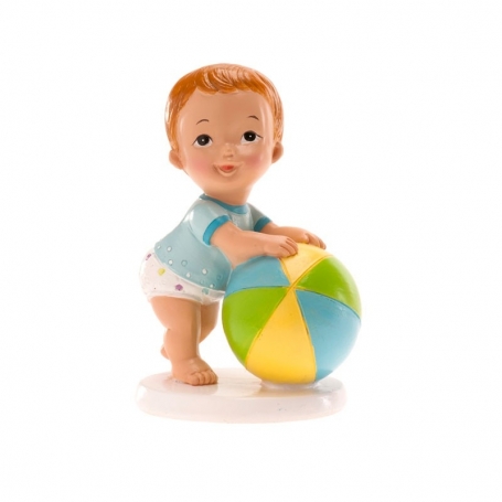 Figura bautizo niño para tarta barata