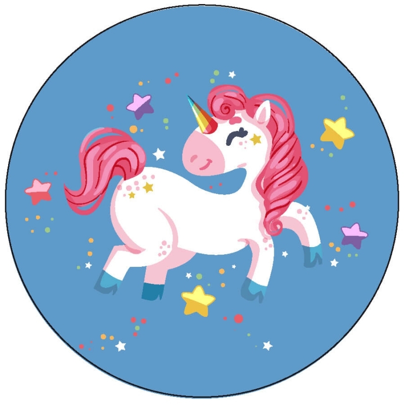 Pegatina Unicornio Tamaño Mini Pegatina Unicornio Tamaño Mini