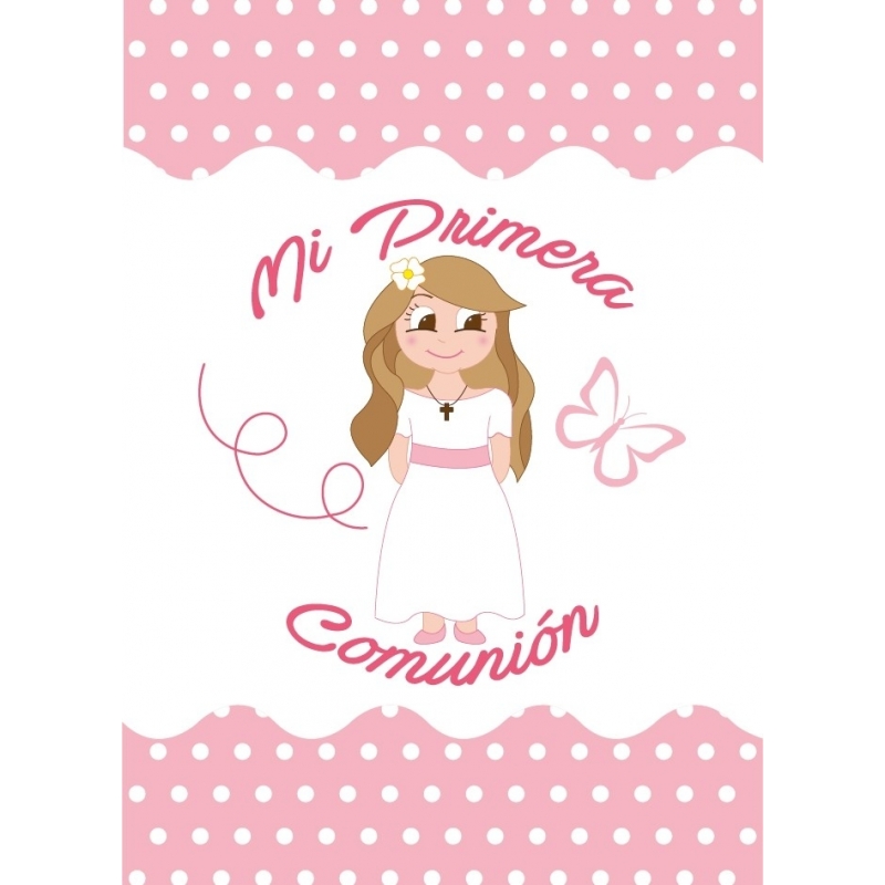 Adhesivo para Primera Comunión Diseño dulce y encantador
