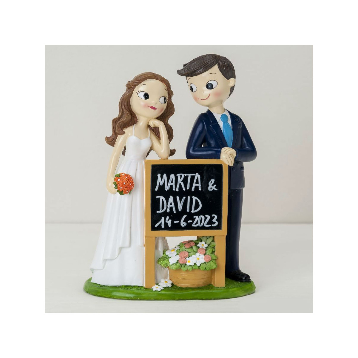 Figura tarta novios boda originales