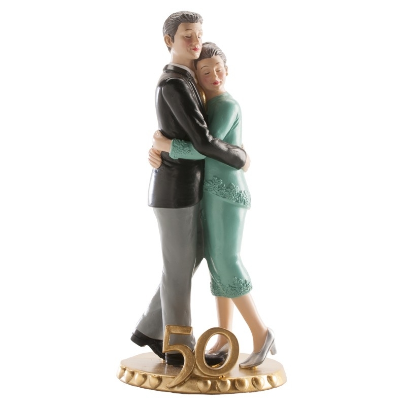 Figura Tarta Novios Bodas Oro Figura Tarta Novios Bodas Oro