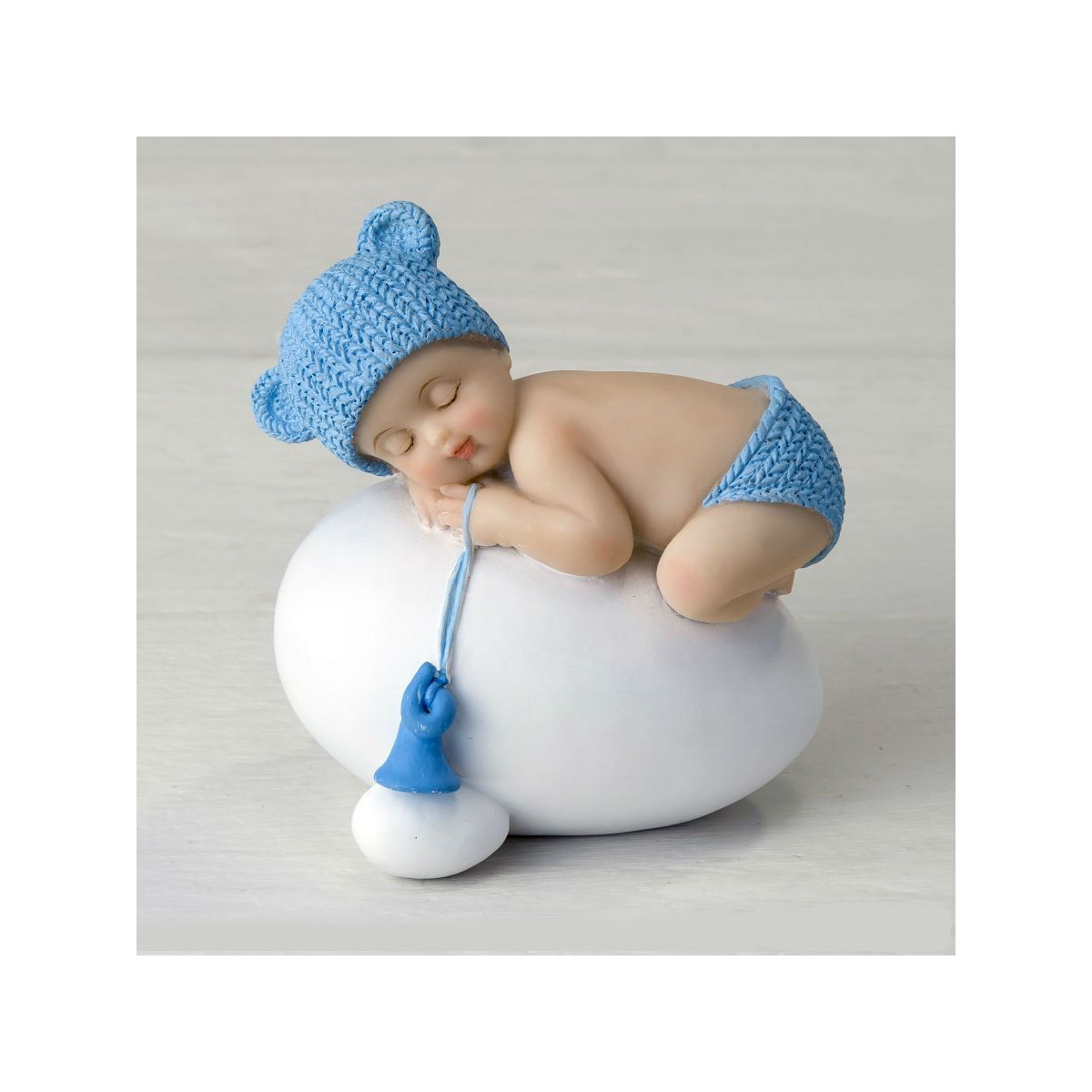 Figura bautizo niño para tarta barata