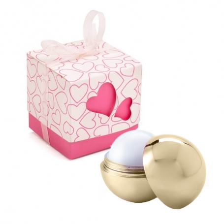 Regalo Brillo Labial Esfera En Caja