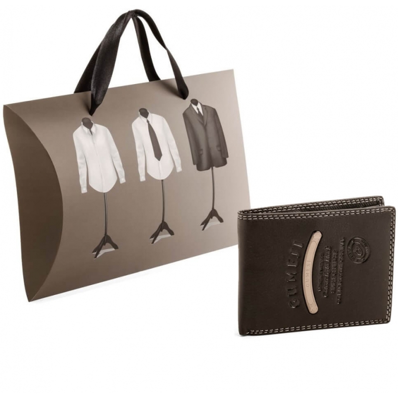 Cartera de hombre en cajita de cartón Cartera de hombre en cajita de cartón