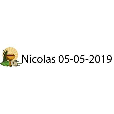 Adhesivo Primera Comunión