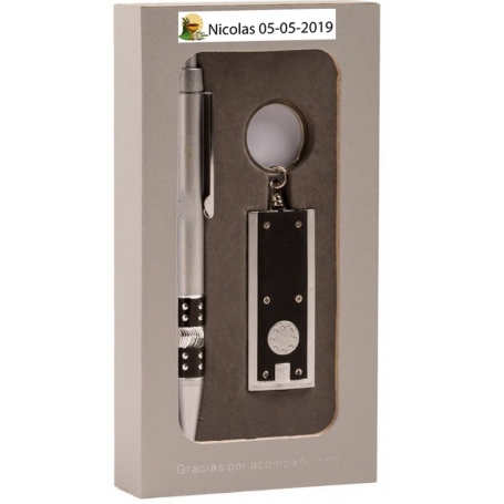 Set Bolígrafo Y Linterna Para Detalles De Comunión