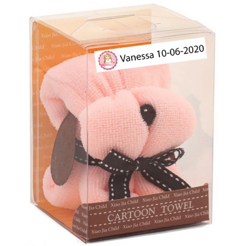 Toalla En Forma De Perrito Personalizada Para Comunión Toalla En Forma De Perrito Personalizada Para Comunión