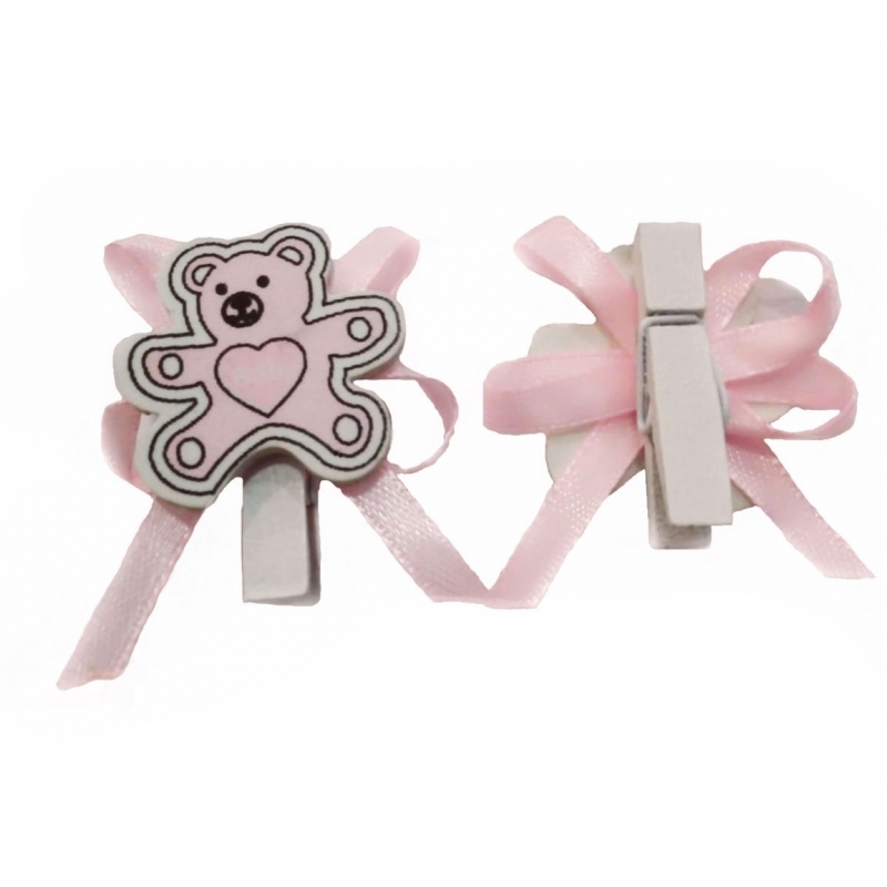 Pinzas De Madera Decorativas Rosas Pinzas De Madera Decorativas Rosas