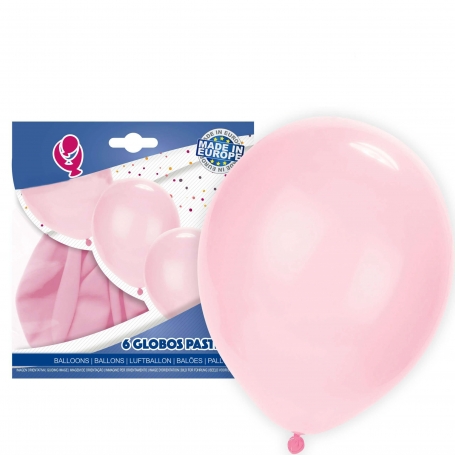 Pack globos rosa pastel