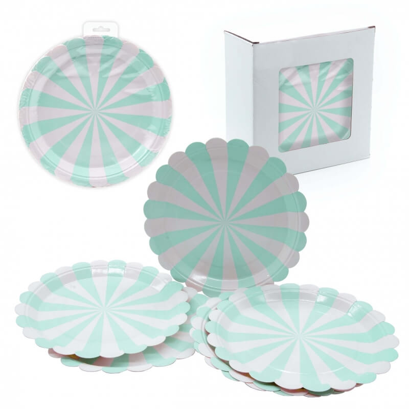 Pack Platos Desechables Verde Pack Platos Desechables Verde