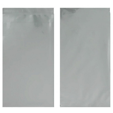 Bolsa metalizada plata