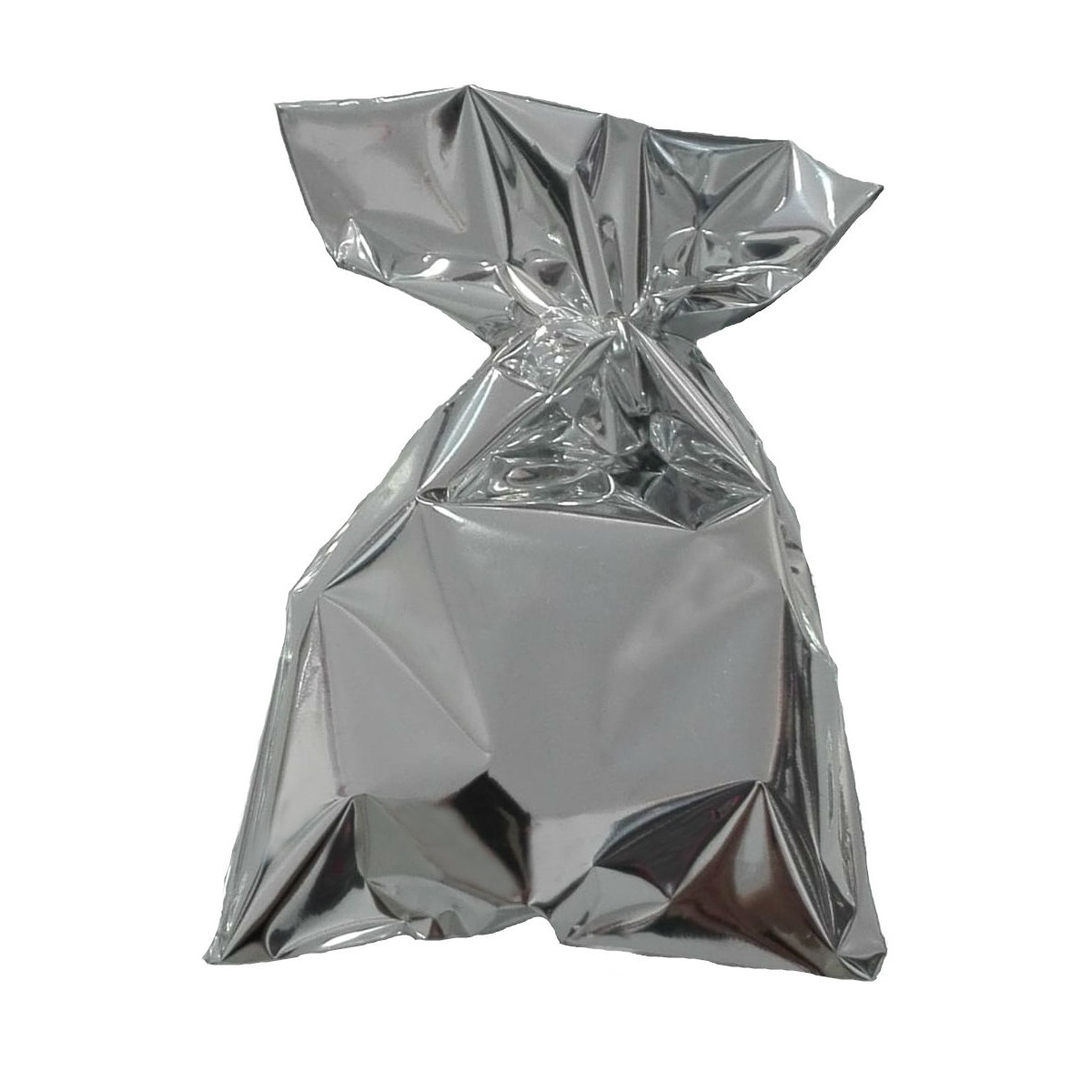 Bolsa metalizada plata