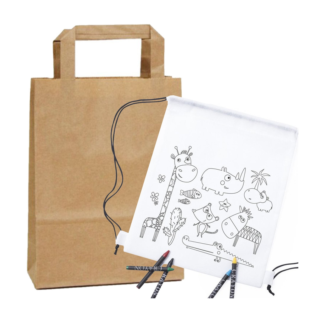 Mochila colorear niños