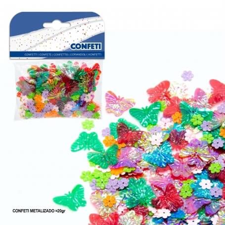Confeti Mariposa Y Flores