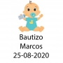 Marco Fotos Bebé Detalles Personalizados Bautizo