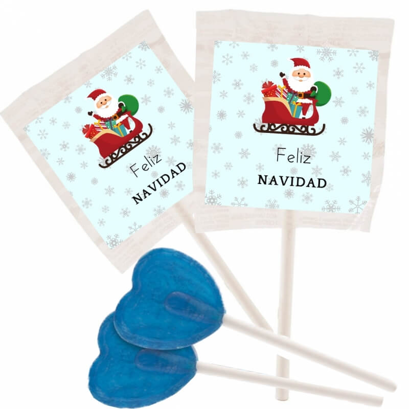 Piruletas De Navidad Azules Piruletas De Navidad Azules