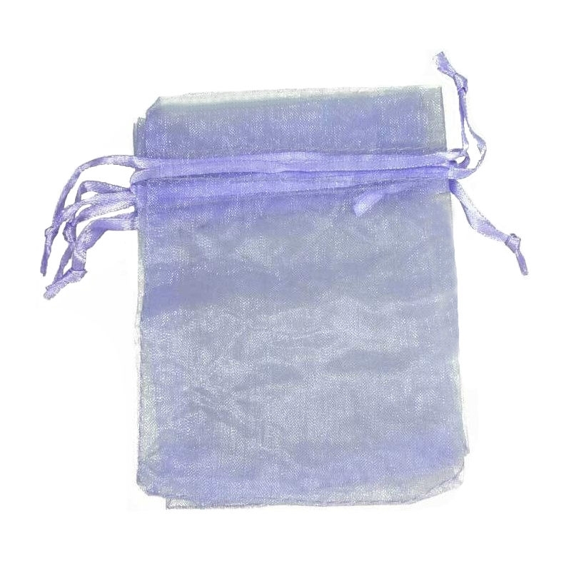 Bolsa De Organza Lila Claro 9 X 15 Bolsa De Organza Lila Claro 9 X 15