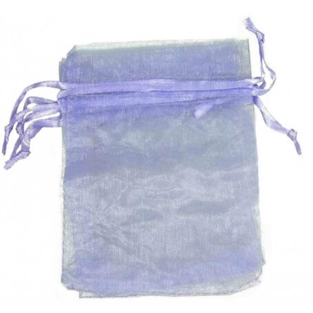 Bolsa De Organza Lila Claro 13 X 17