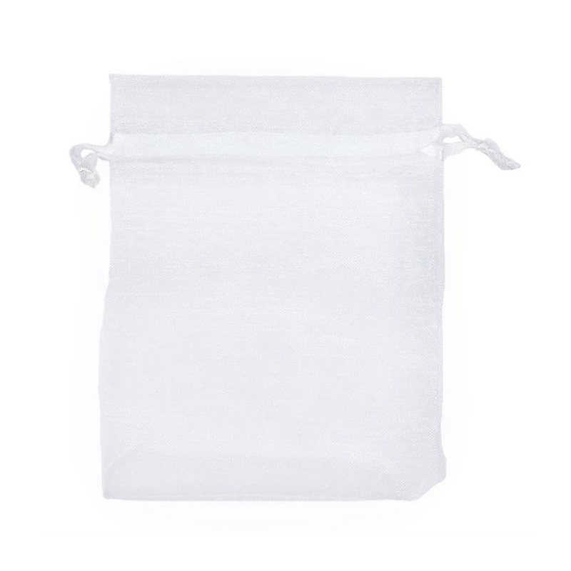 Saquito De Organza Blanco 7 X 10 Saquito De Organza Blanco 7 X 10