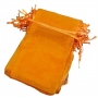 Bolsa De Organza Naranja Oscuro 13 X 17