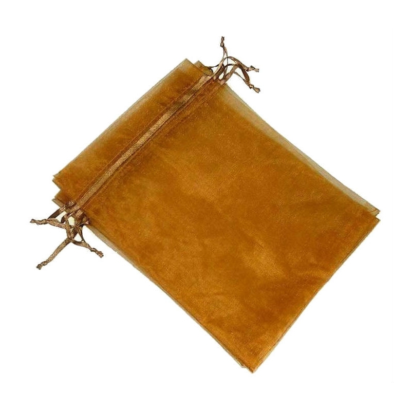 Saquito De Organza Chocolate 7 X 10 Saquito De Organza Chocolate 7 X 10