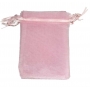 Bolsa de organza rosa claro 15 x 20