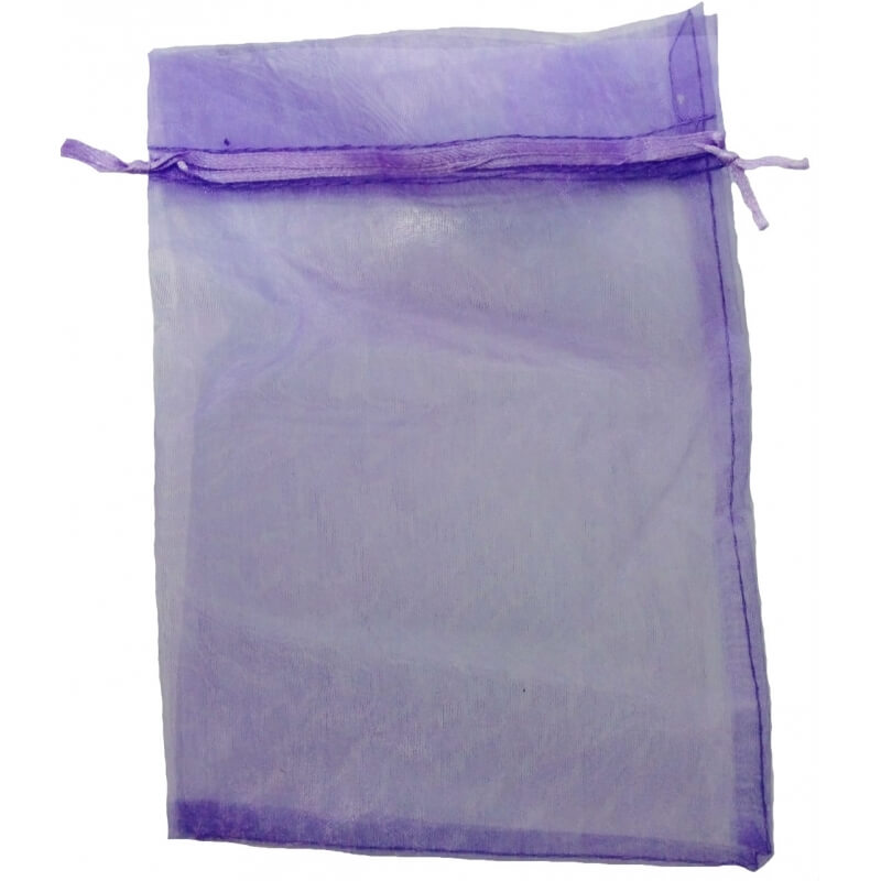 Bolsa De Organza Lila Oscuro 15 X 20 Bolsa De Organza Lila Oscuro 15 X 20