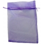 Bolsa De Organza Lila Oscuro 13 X 17