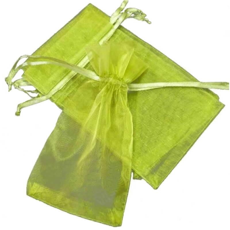 Bolsitas De Organza Verde Oscuro 10 X 13 Bolsitas De Organza Verde Oscuro 10 X 13