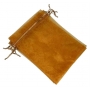 Bolsitas de organza marrón 10x13cm