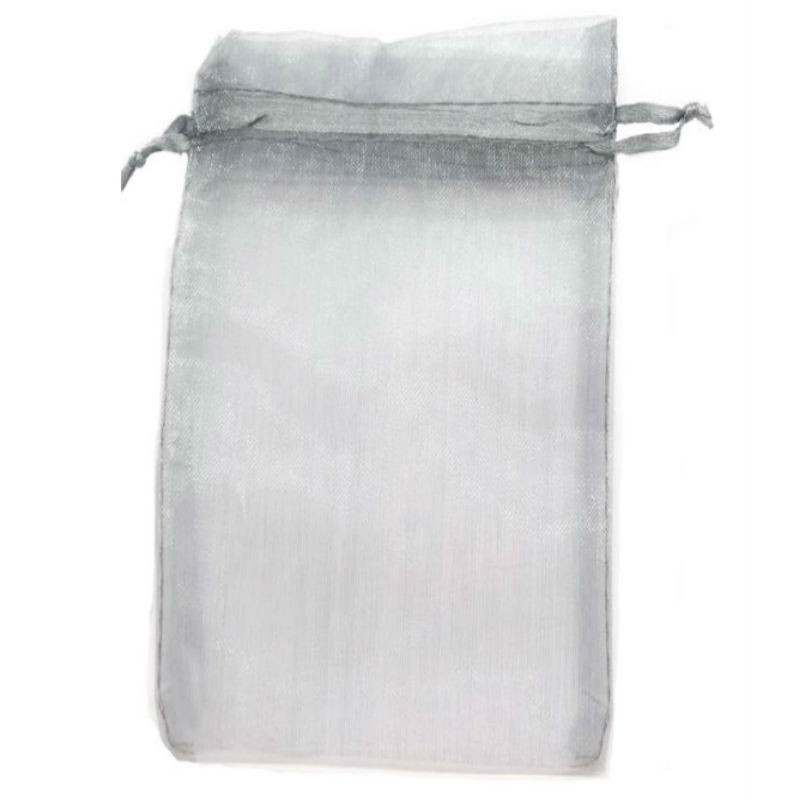 Bolsa De Organza Plata 9 X 15 Bolsa De Organza Plata 9 X 15
